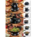 Fondue, wok set 2276