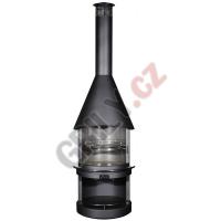 Zahradn krb Firestar Classic, pr. 70 cm, tmav ed